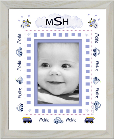 Transportation Airplane Car Boat Photo Frame Picture Decorative Nursery Decor Newborn Art Perfect Gift Name Border or Monogrammed Customized Special